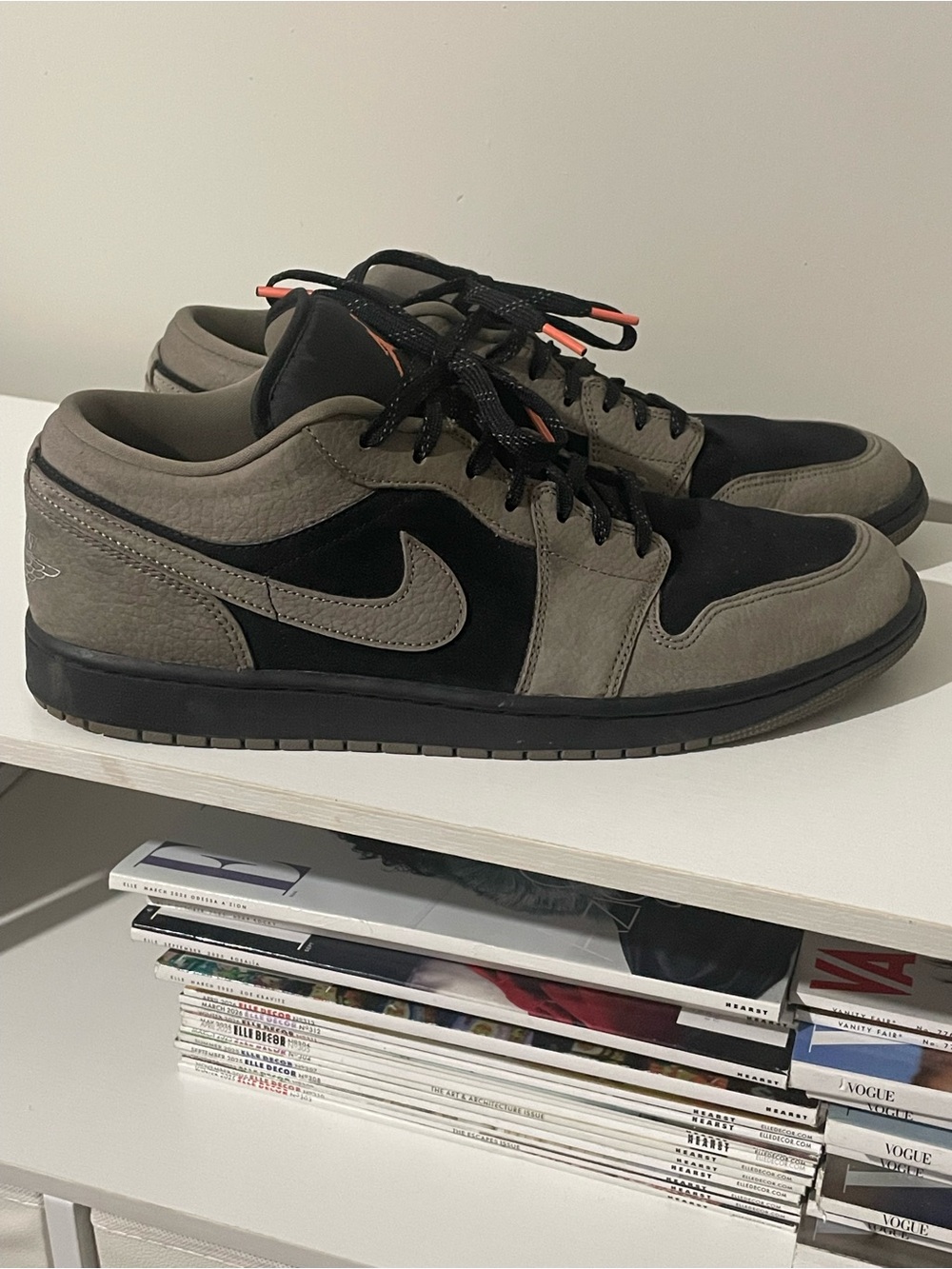 Nike Air Jordan 1 Low SE AJ1 Olive Grey Men’s Size 14 Pre Owned